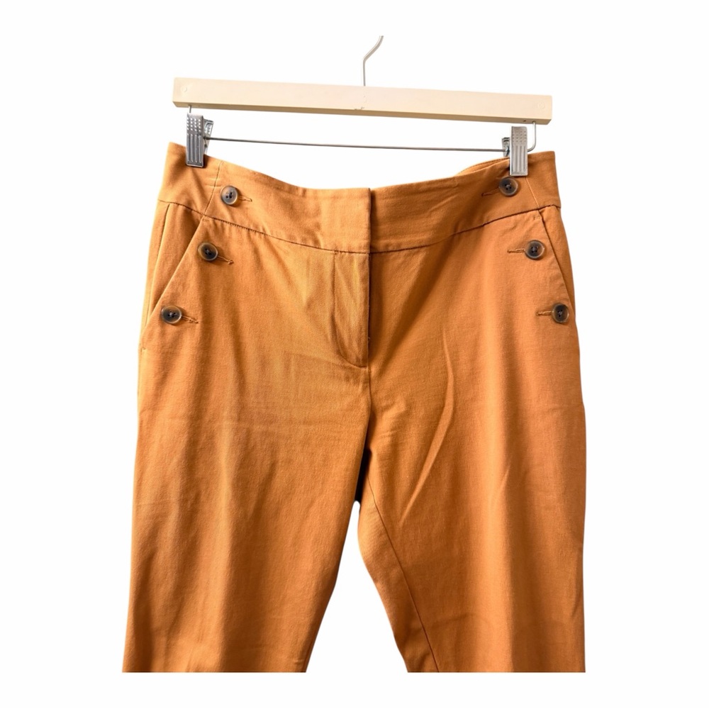 Loft Tan Skinny Ankle Sailor Trousers Size 8 - Picture 5 of 13